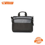 Wild Craft Black & Grey Laptop Messenger Bag
