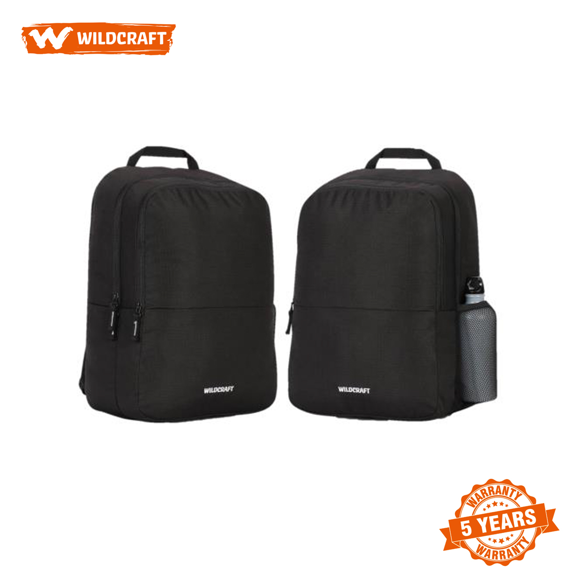 Wild Craft Black Transit Backpack