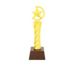 Rock Star Resin Trophy with Wooden base