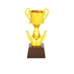Cup Resin Trophy with Wooden base