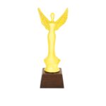 Flying Lady Resin Trophy with Wooden base
