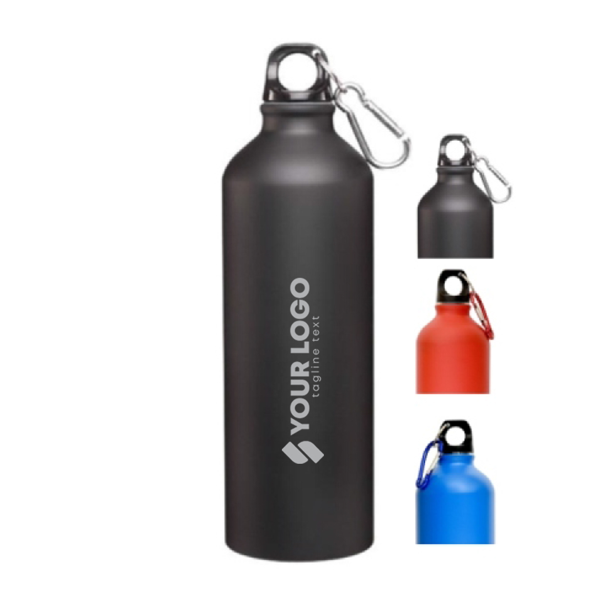 Carabiner Sports Bottle – Customized with Logo