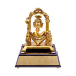 Ganesha Brass Finish with Wooden Base
