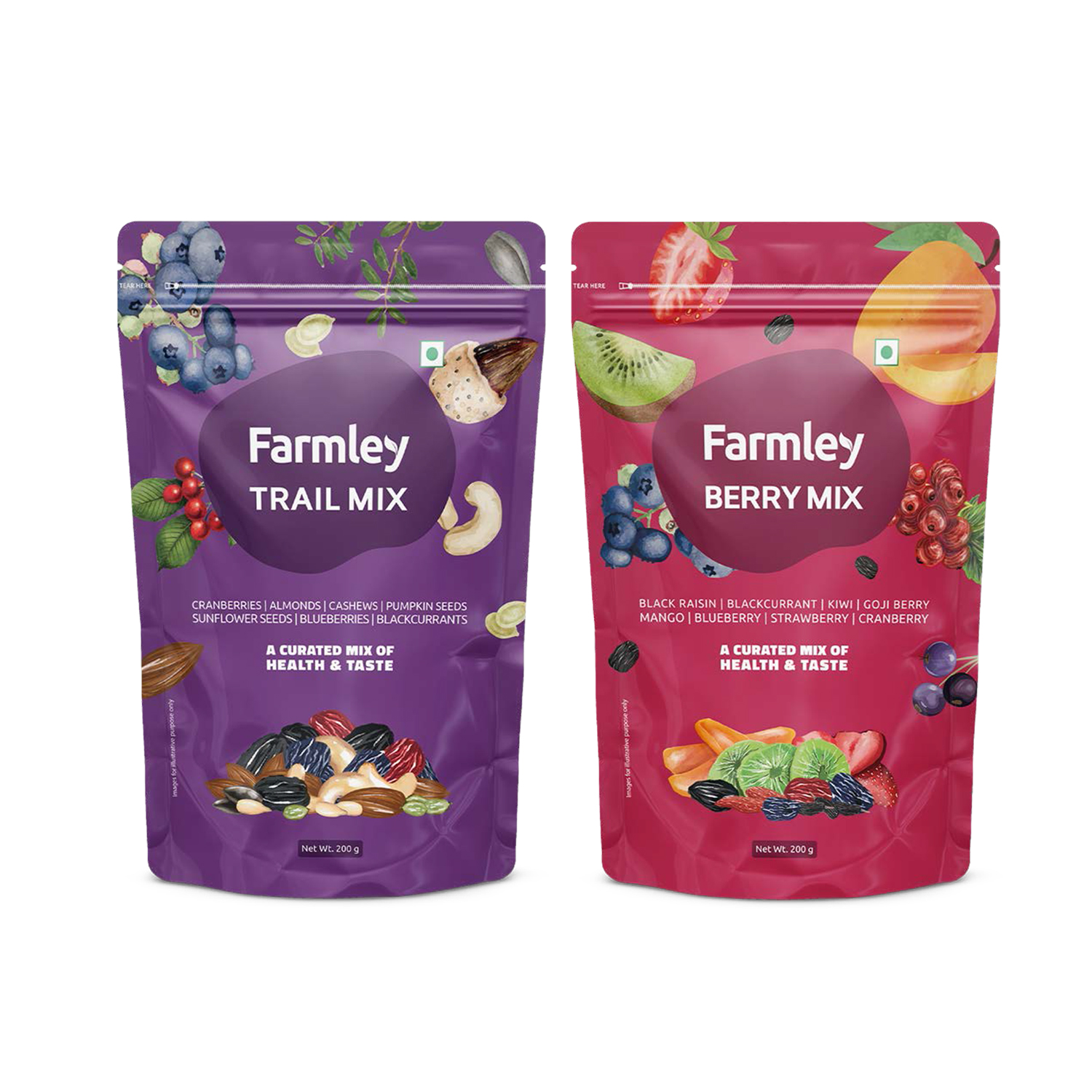 Farmley Trail Mix & Berry Mix 200grm