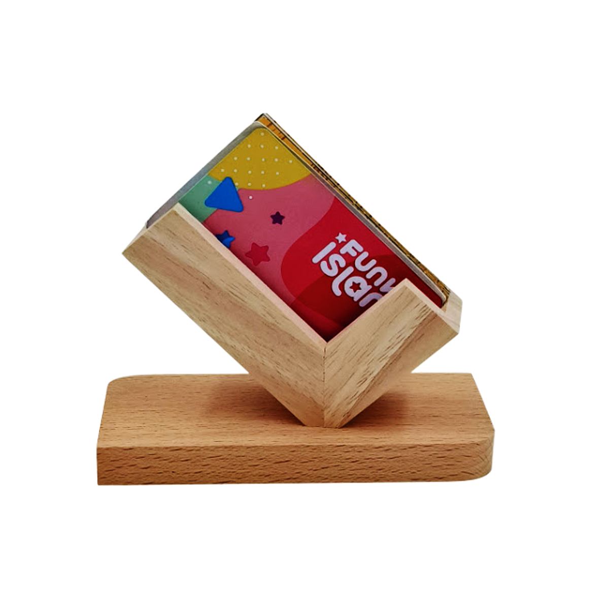 Customized Wooden Business Card Holder