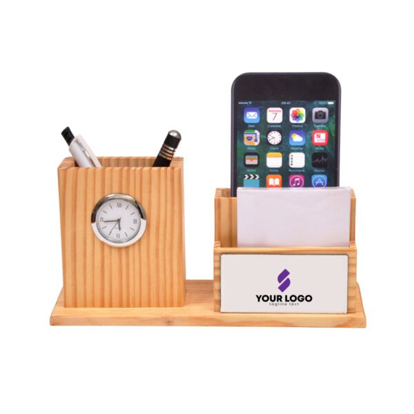 Table top with Watch , Mobile Stand , Memo Pad & Pen