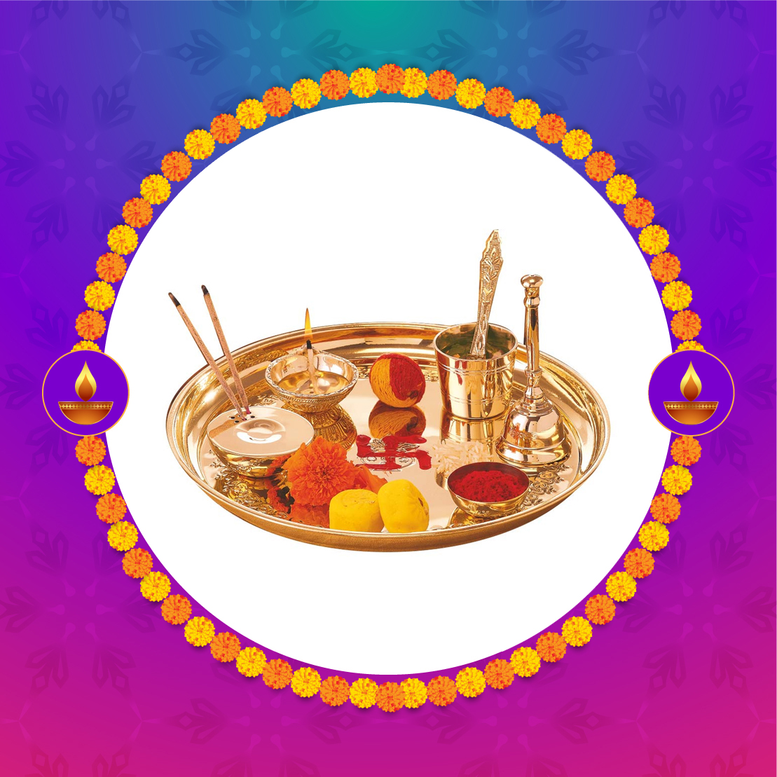 Borosil Pooja Thali for Diwali Gifts