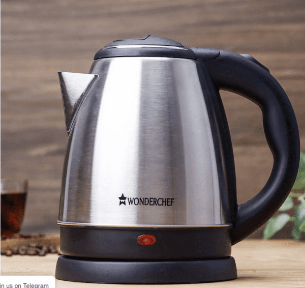 Wonder Chef Crescent Electric Kettle 1.5 Litres,