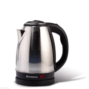 Wonder Chef Crescent Electric Kettle Stainless Steel Interior Safety Locking Lid1.8L