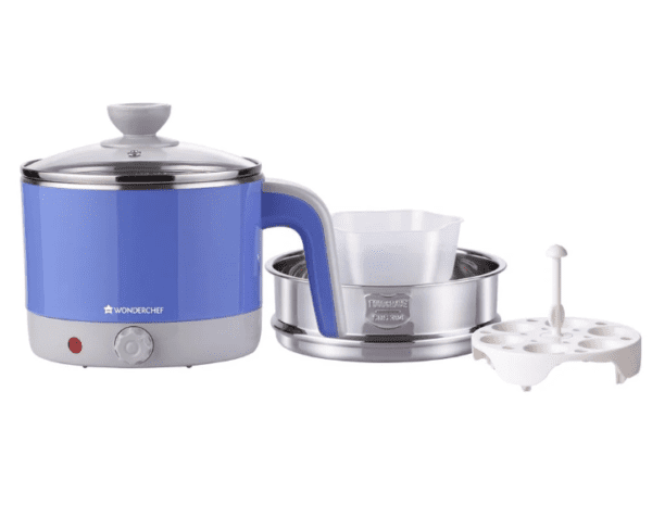 Wonder Chef LUXE Multicook Stainless Steel Electric Kettle